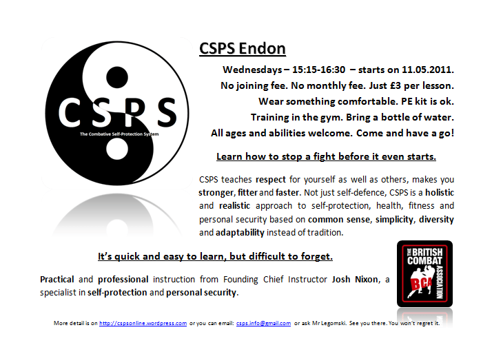 CSPS Endon Poster